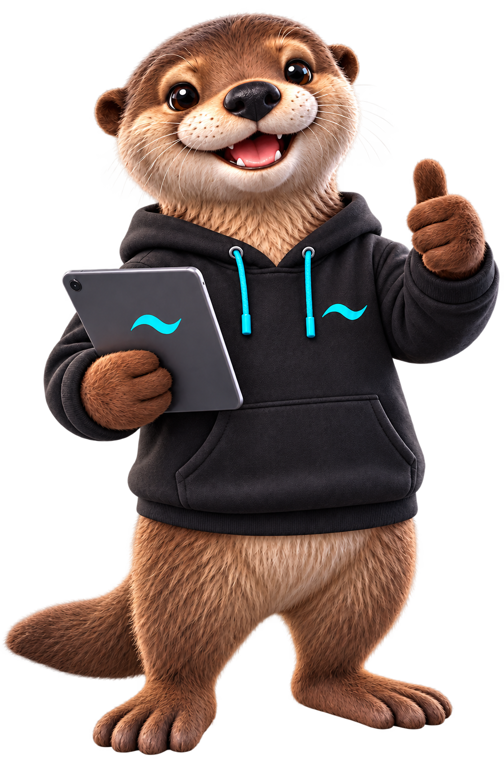 Mr Chun con tablet